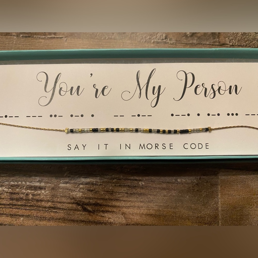 Morse Code Necklace - You're My Person